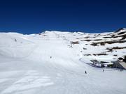 Watles slope at the upper four-seater chairlift
