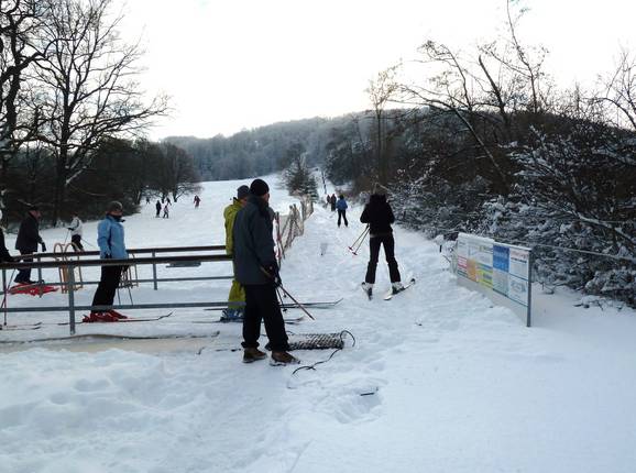 Skilift Hesselberg - Rope tow/baby lift with low rope tow