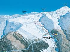 Trail map Goulier