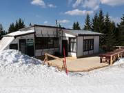 Ski hut at the mountain station