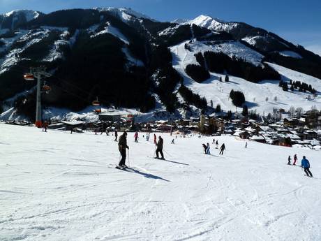 Ski resorts for beginners in the Alpin Card area of validity – Beginners Saalbach Hinterglemm Leogang Fieberbrunn (Skicircus)