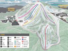 Trail map Shanty Creek Resorts – Schuss Mountain