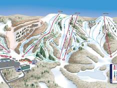 Trail map Caberfae Peaks