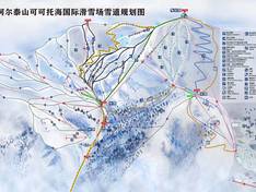 Trail map Koktokay