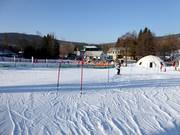 Practice slope in the Deštné ski area