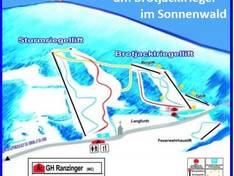 Trail map Brotjacklriegel – Langfurth