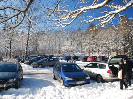 Olpe: access to ski resorts and parking at ski resorts – Access, Parking Hohe Bracht – Lennestadt
