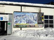 Slope map with current operating information at the Sutten valley station