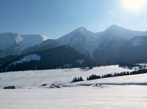 View of the Zdiar-Strednica ski area