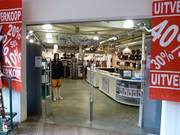 Sports shop at the ski hall