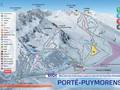 Trail map Porté Puymorens