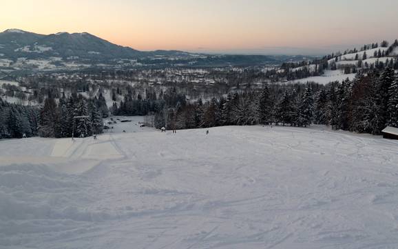 Skiing in Untermberg