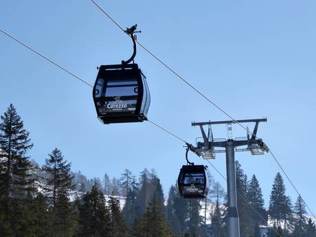 Val di Fassa (Fassa Valley/Fassatal): best ski lifts – Lifts/cable cars Carezza