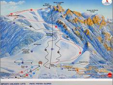 Trail map Recoaro Mille