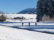 Cross-country ski trails near Ofterschwang