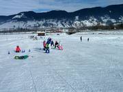 The beginner's meadow at the Wank lifts