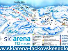 Trail map Fačkovské sedlo