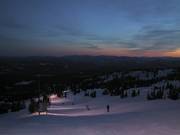 Night skiing