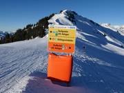 Slope signage