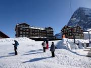 Hotel Bellevue directly on the Kleine Scheidegg
