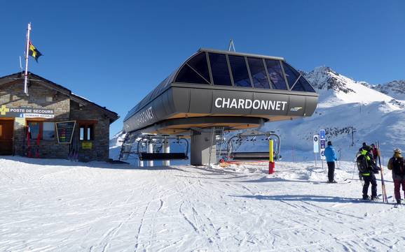 Ski lifts Mont Blanc (Monte Bianco) – Ski lifts Espace San Bernardo – La Rosière/La Thuile