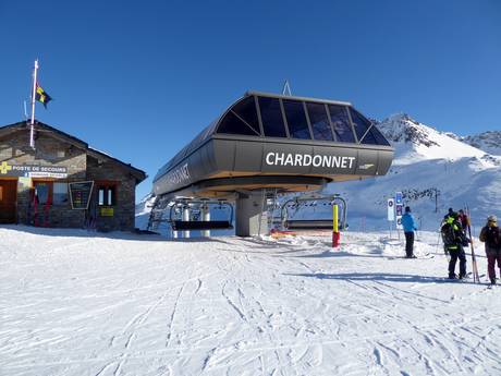 Tarentaise: best ski lifts – Lifts/cable cars Espace San Bernardo – La Rosière/La Thuile