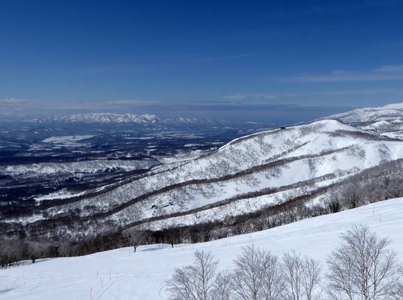 View of the Moiwa ski area