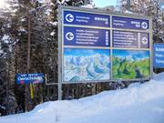 Information board at the Gerschnialp