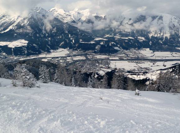 View from Kellerjoch over Schwaz