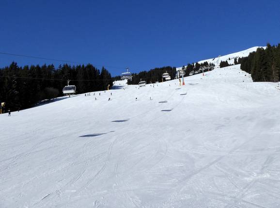 Wide slopes at Spieleck 6-seater