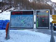 Current operating information at the valley station