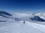 Glacier slopes at Matterhorn glacier paradise