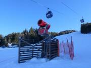 Snowmaking on the valley run