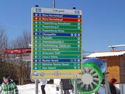 Many lifts, many slopes—orientation is essential.