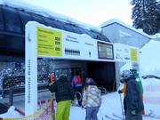 Information at the entrance of the Silvretta Bahn