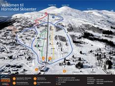 Trail map Hornindal
