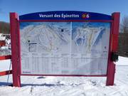 Slope map at the valley station