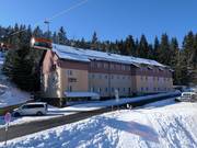 Hotel Pod Vlekem directly on the slope