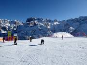 Start of the slopes at the Doss del Sabion