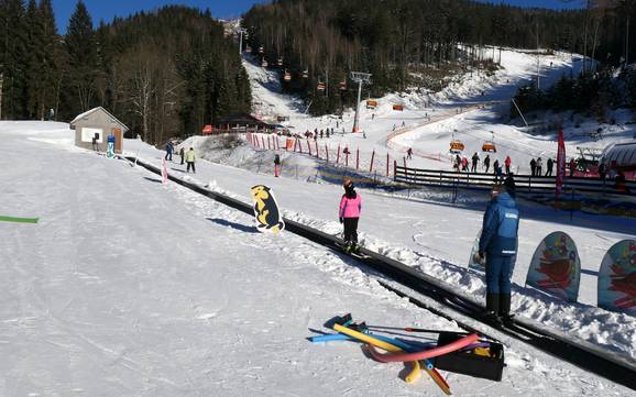 Family ski resorts Ústí nad Labem Region (Ústecký kraj) – Families and children Klínovec (Keilberg)