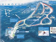 Trail map Shimokura Area – Hachimantai