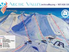Trail map Arctic Valley
