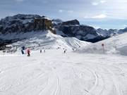Descent from Sasso Levante into Val di Fassa (Fassa Valley)