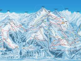 Trail map 4 Vallées – Verbier/La Tzoumaz/Nendaz/Veysonnaz/Thyon