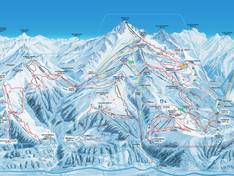 Trail map 4 Vallées – Verbier/La Tzoumaz/Nendaz/Veysonnaz/Thyon