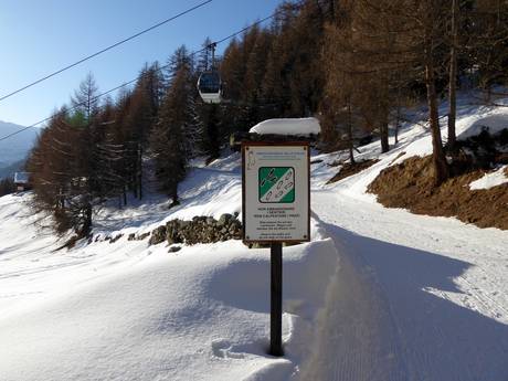 Ortler Alps: environmental friendliness of the ski resorts – Environmental friendliness Pejo 3000