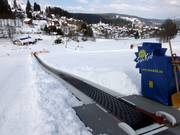 Conveyor belt in the valley