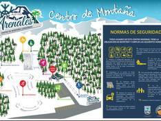Trail map Los Arenales