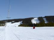 View of the slopes in the Idre Himmelfjäll ski area