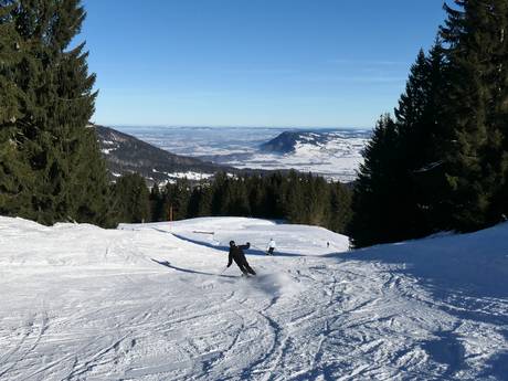Alpsee Grünten: size of the ski resorts – Size Ofterschwang/Gunzesried – Ofterschwanger Horn